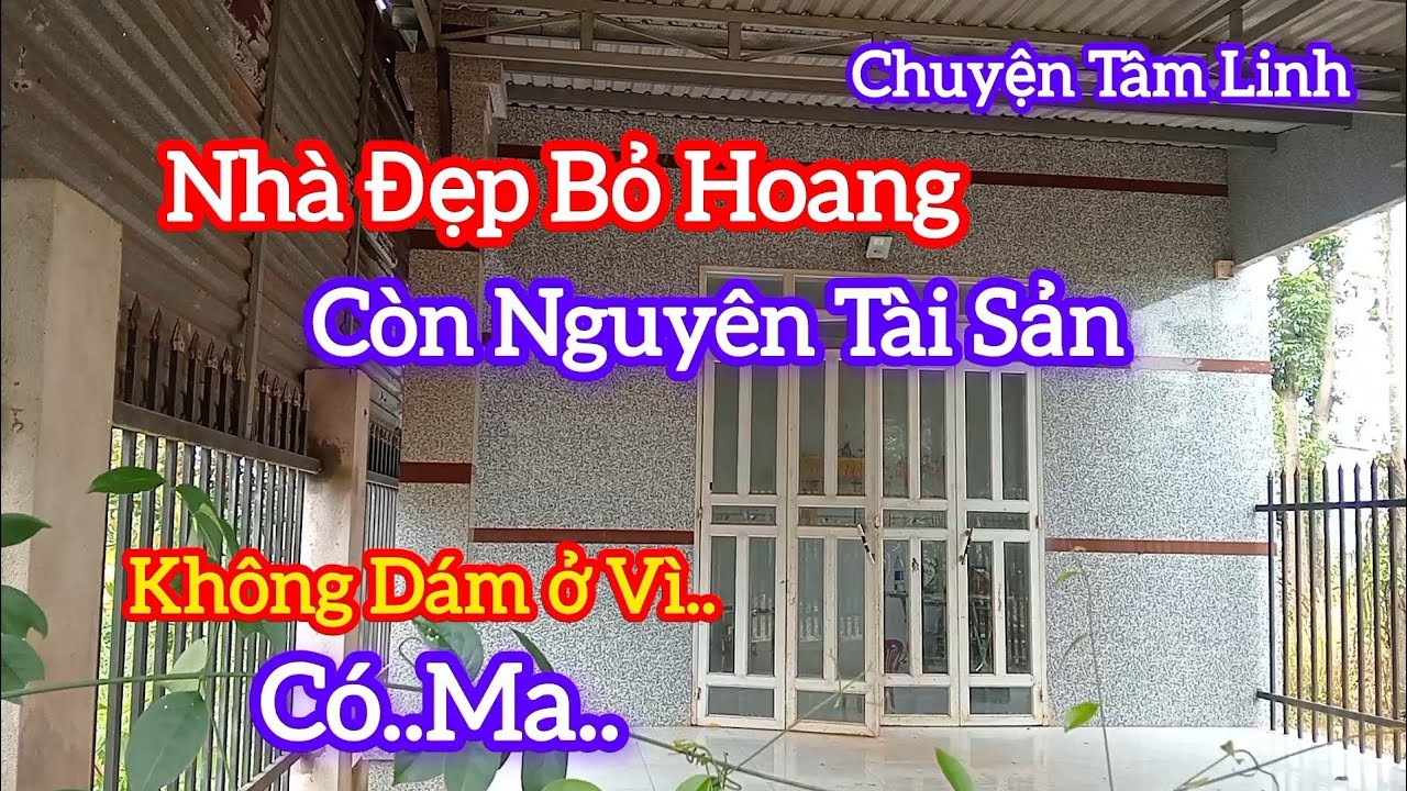 Nhà Đẹp Bỏ Hoang Còn Nguyên Tài Sản không Dám ở Vì có Ma 