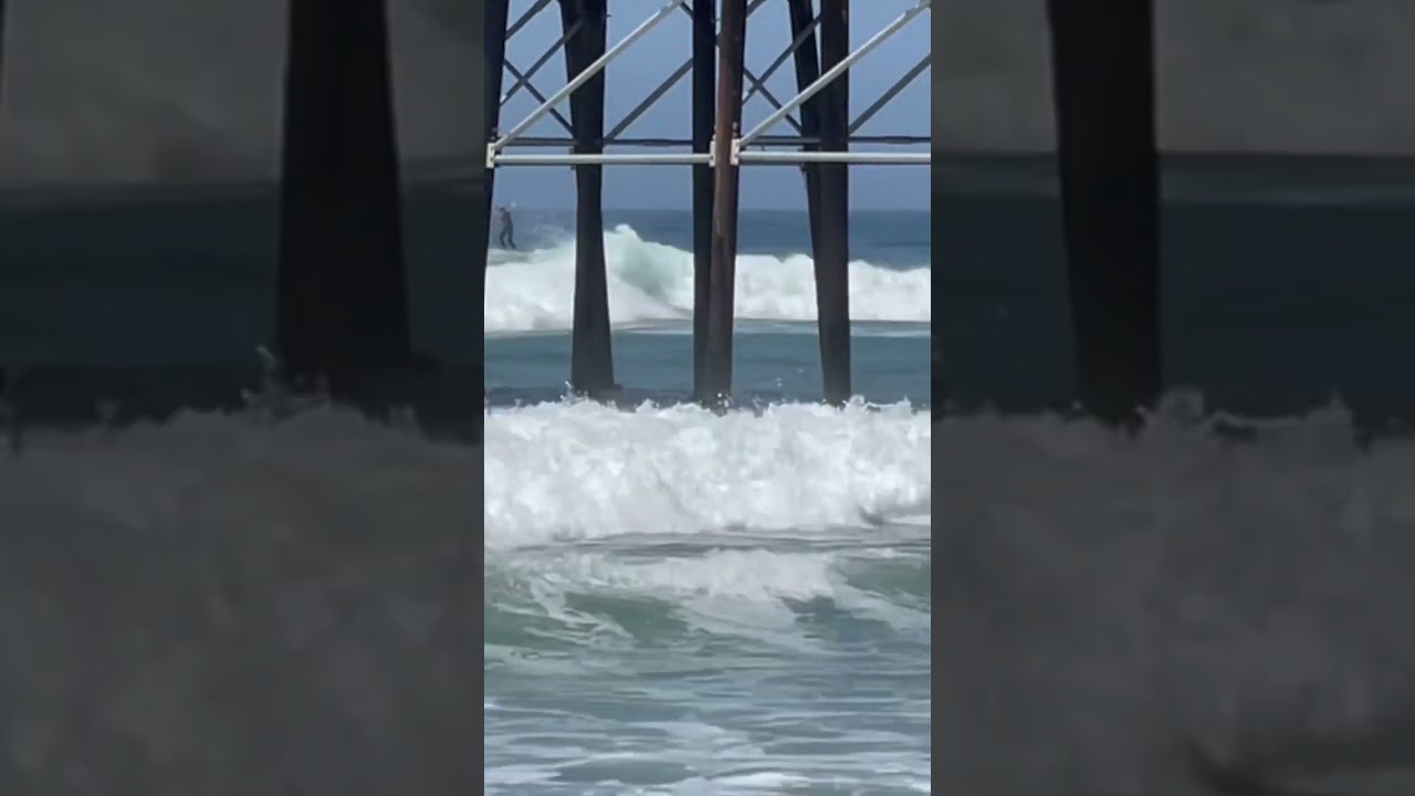 The moment the longboard breaks💥#shorts #short #california #longboard #longboarding #surfing #surf