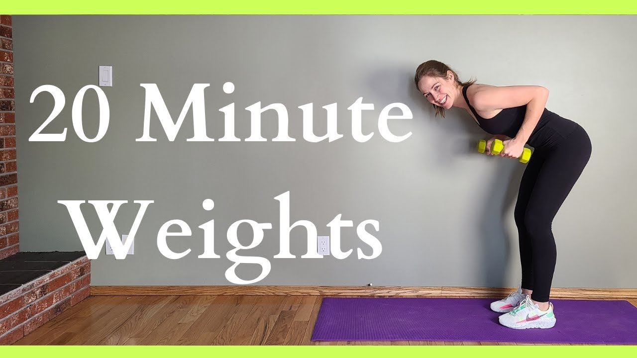 Easy 20 Minute Full Body Weight Workout  (20 Complete Series)