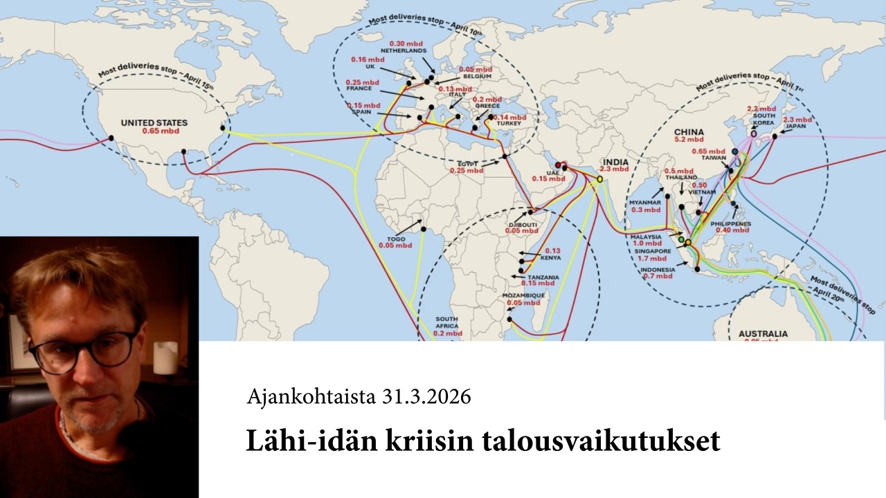Ajankohtaista 31.3.2026. L&auml;hi-id&auml;n kriisin talousvaikutukset