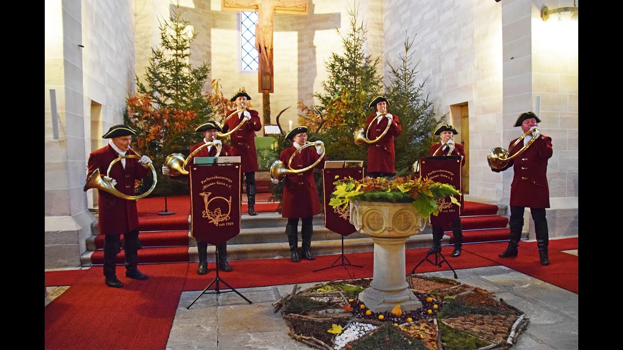 Hubertusmesse in der Klosterkirche Bad Klosterlausnitz am 19.10.2025