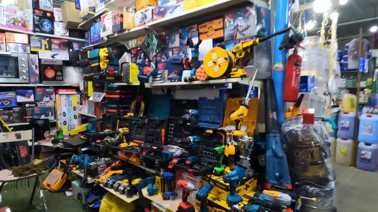 Sharjah Industrial Area 6. Hidden market for  branded electronic items and automobile body parts
