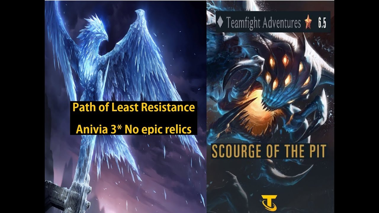 Anivia vs Baron Nashor (3* No Epic Relics) - Scourge of the Pit - Teamfight Adventures