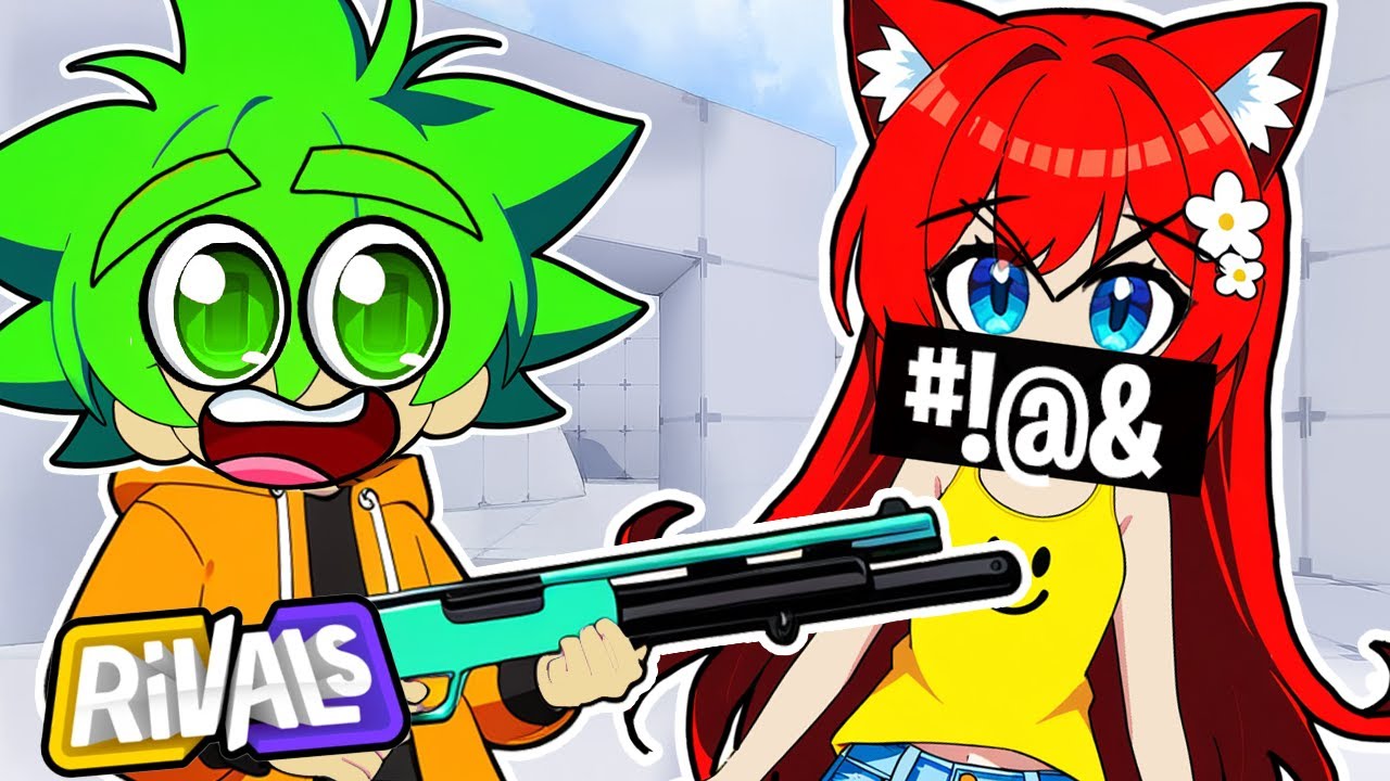 R&Oacute;ZIA POWIEDZIAŁA BRZYDKIE SŁOWO w ROBLOX RIVALS 🔫🤬