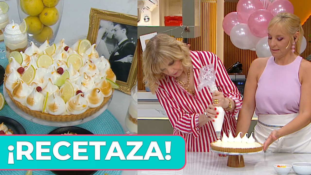¡RECETA RENOVADA! Jimena Monteverde preparó un lemon pie fácil y rico con la ayuda de Teté Coustarot