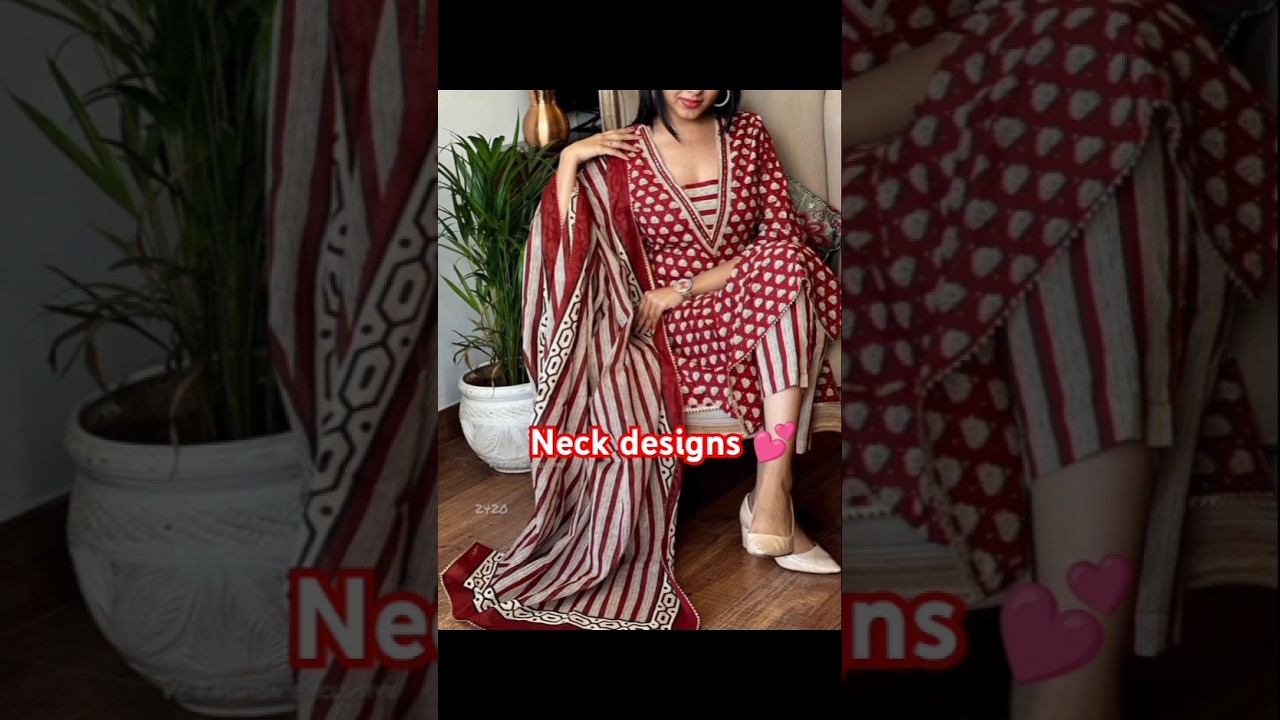 Neck designs 💕 || #youtubeshorts #suit #neckdesign #shorts #fashion #designer neck