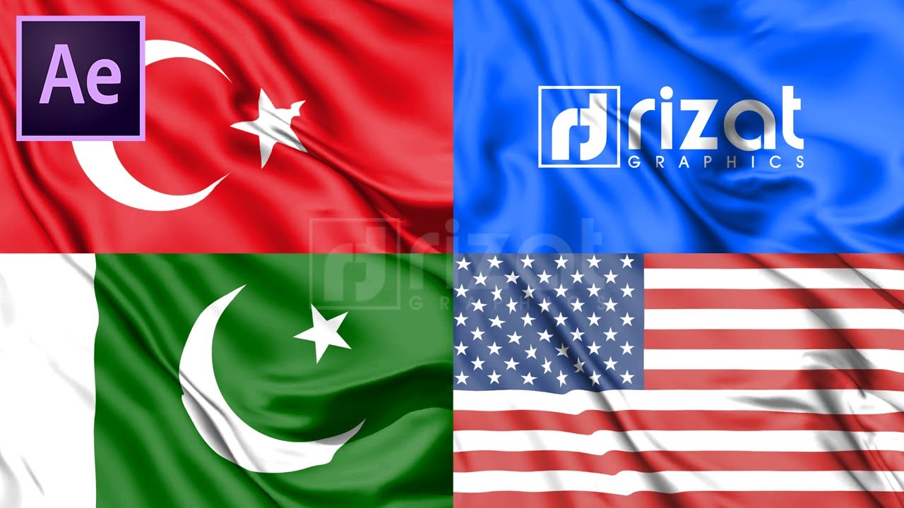 Как создать реалистичную анимацию флага в Adobe After Effects