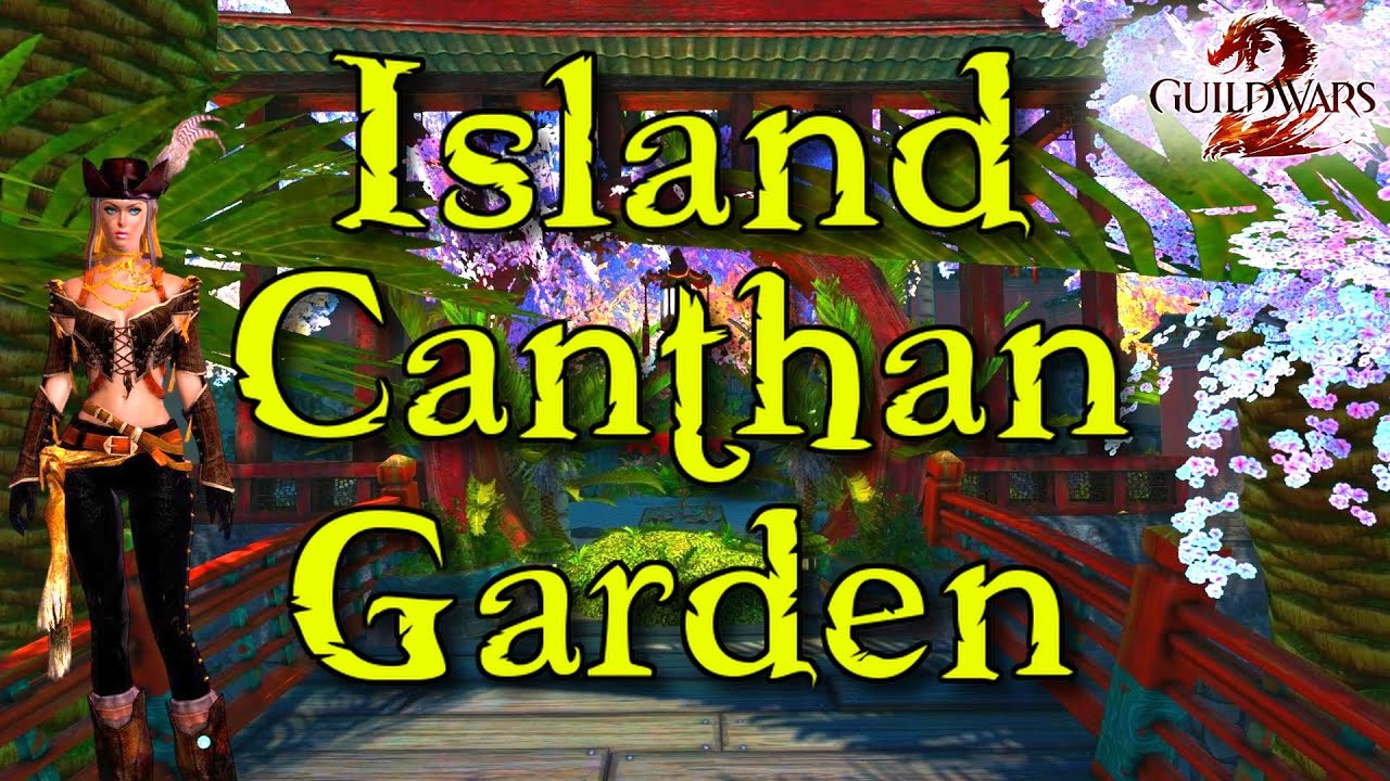 Guild Wars 2 | Homestead Decorating | Island Canthan Garden (Subscriber Request)