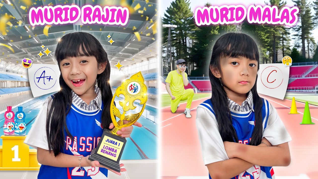 ANAK RAJIN VS ANAK MALAS SEKOLAH ! SAMANTHA LULUS UJIAN OLAHRAGA DI SEKOLAH !!