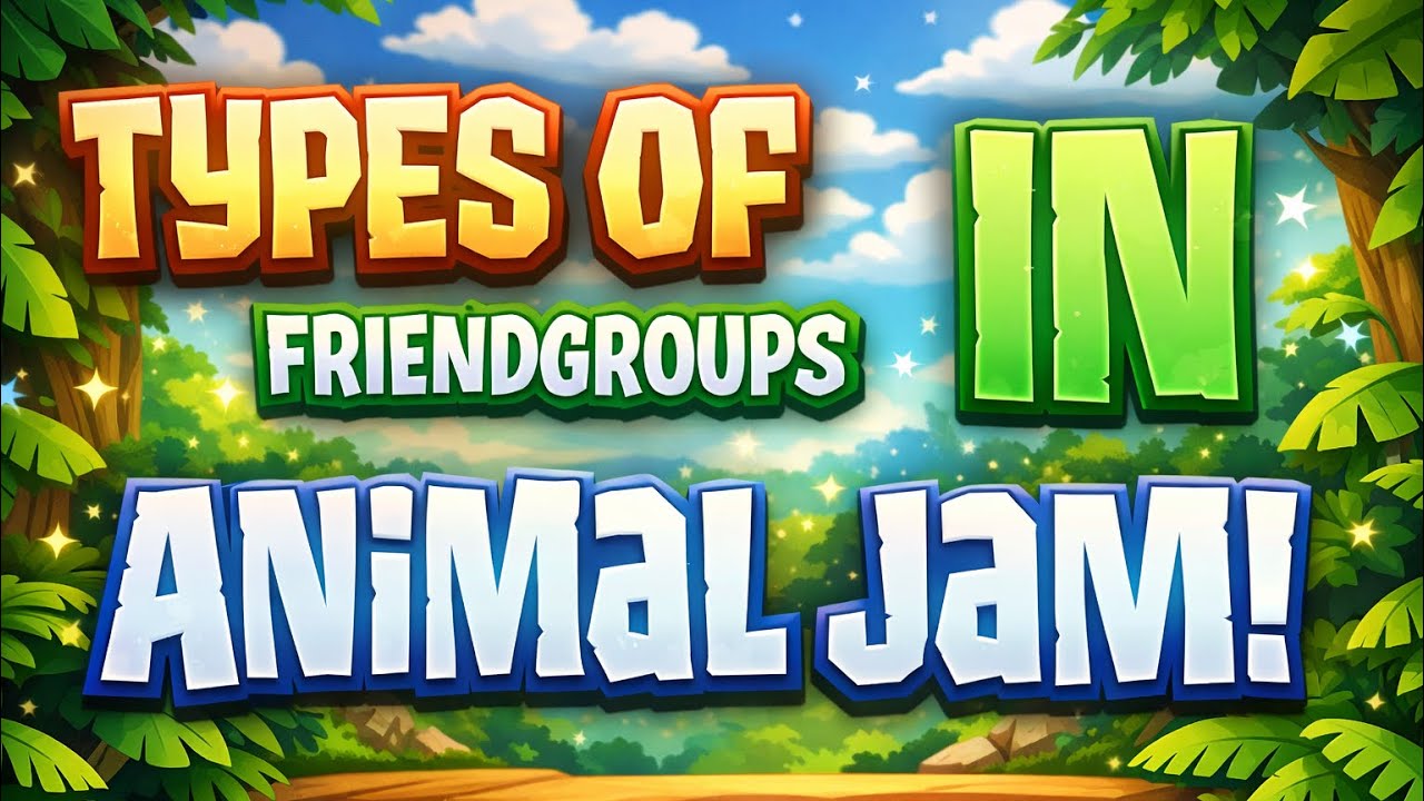 Типы дружеских групп в Animal Jam | озвученная сценка | Бандиты Animal Jam