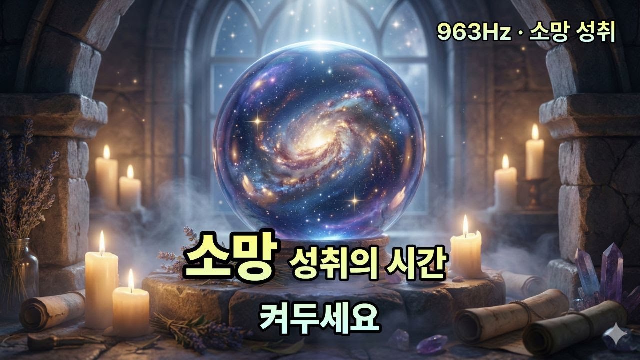 말하는 대로 이루어집니다✨소망 성취를 위한 963Hz 주파수 | 잠재의식 각인, 틀어만 두세요 🌌