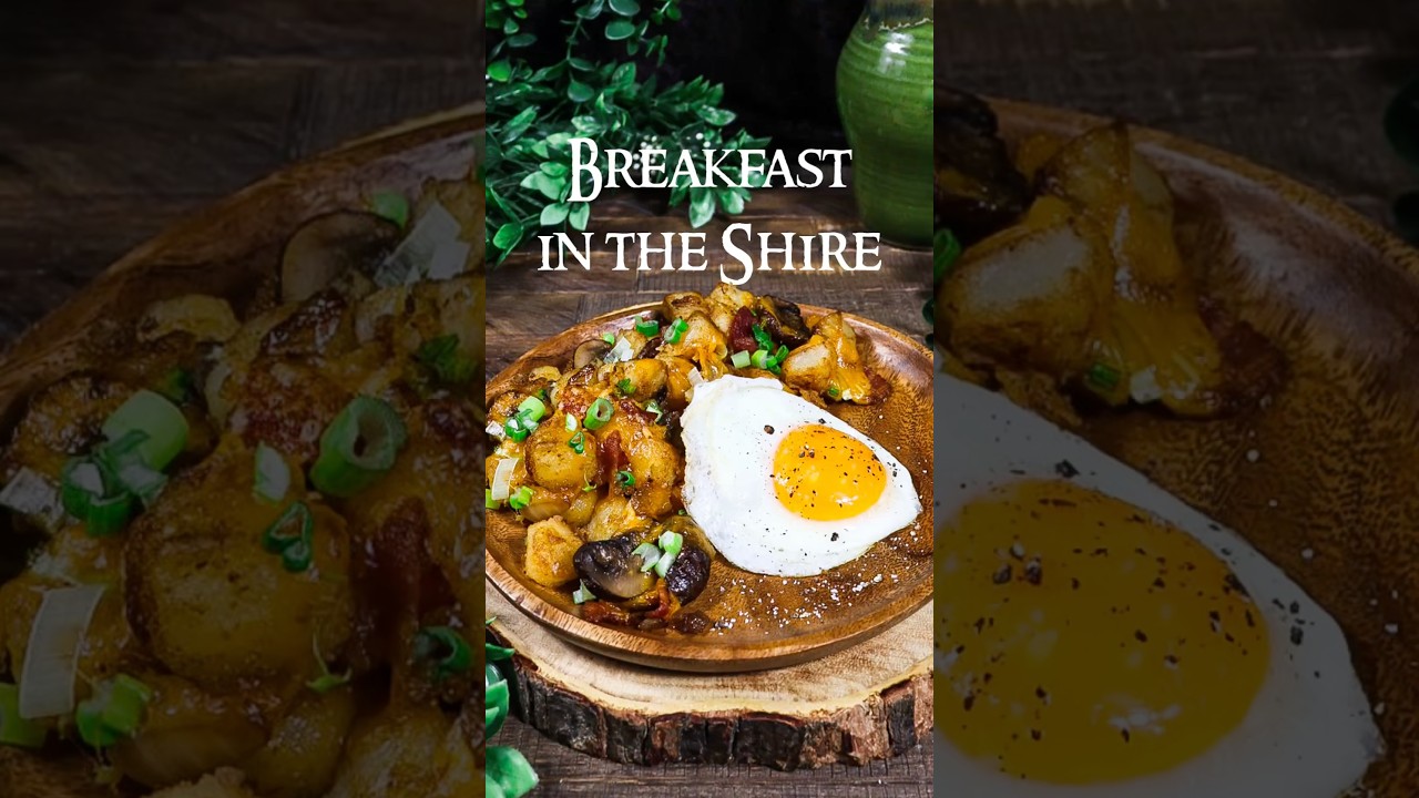 Breakfast in the Shire🍄&zwj;🟫Bacon Mushroom Breakfast Potatoes