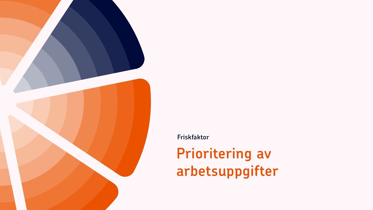 Prioritering av arbetsuppgifter