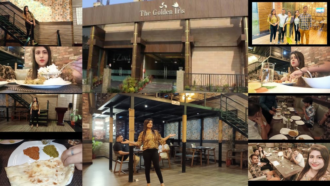 The Golden Iris  Hotel !! the golden Iris restaurant zing vlog🧆🥙  #jamshedpur #golmuri #tatanagar 🎉🥗