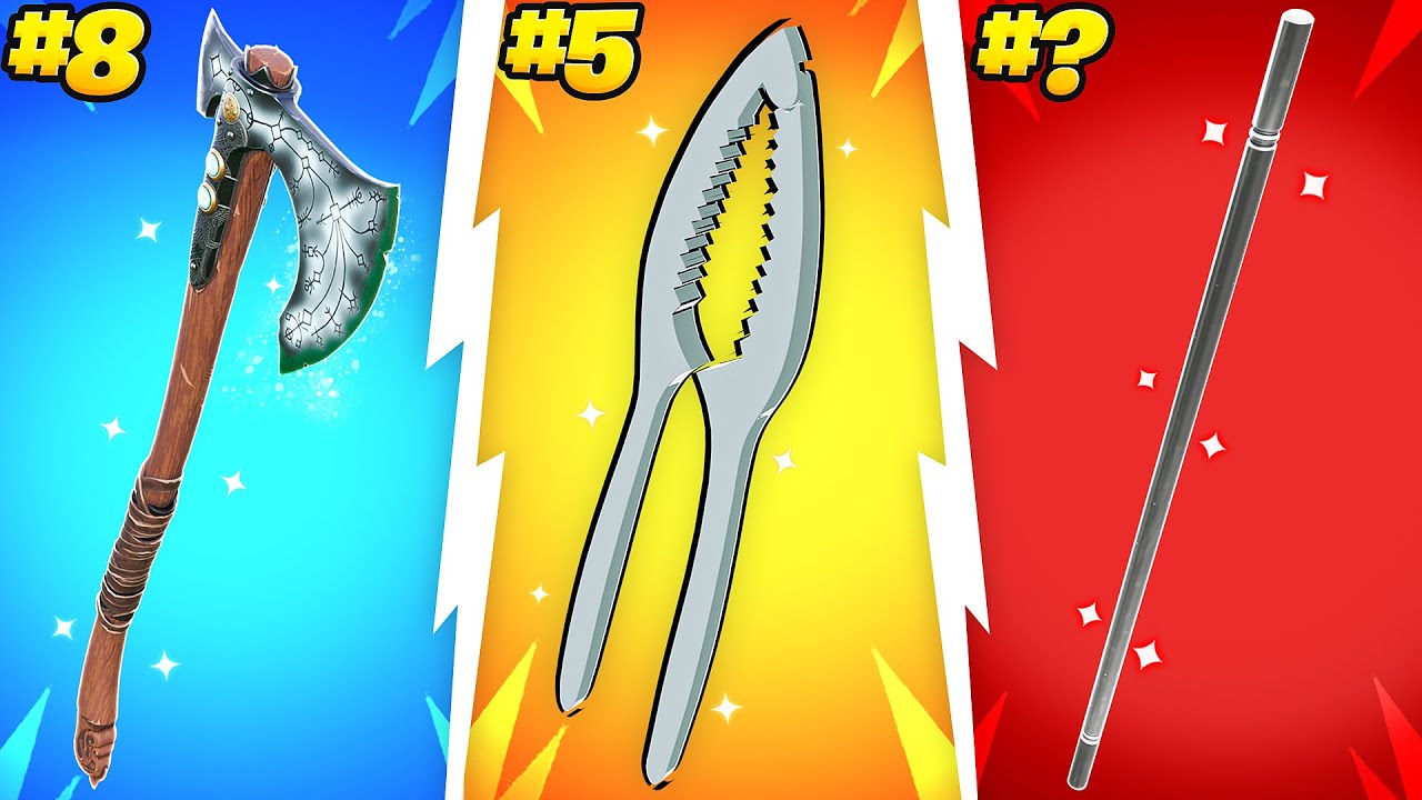 20 *SWEATIEST* One Handed Pickaxes.. (Fortnite)