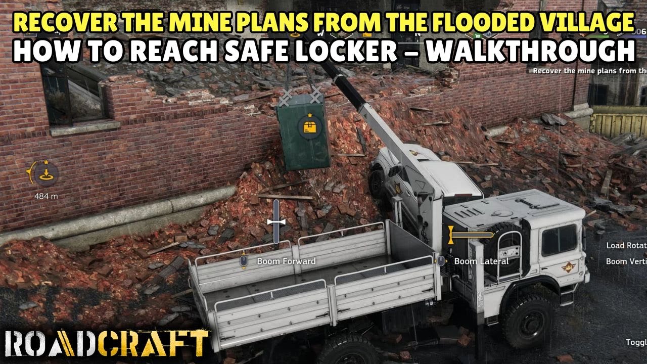 RoadCraft - Recover the mine plans from the Flooded Village | Sunken Map