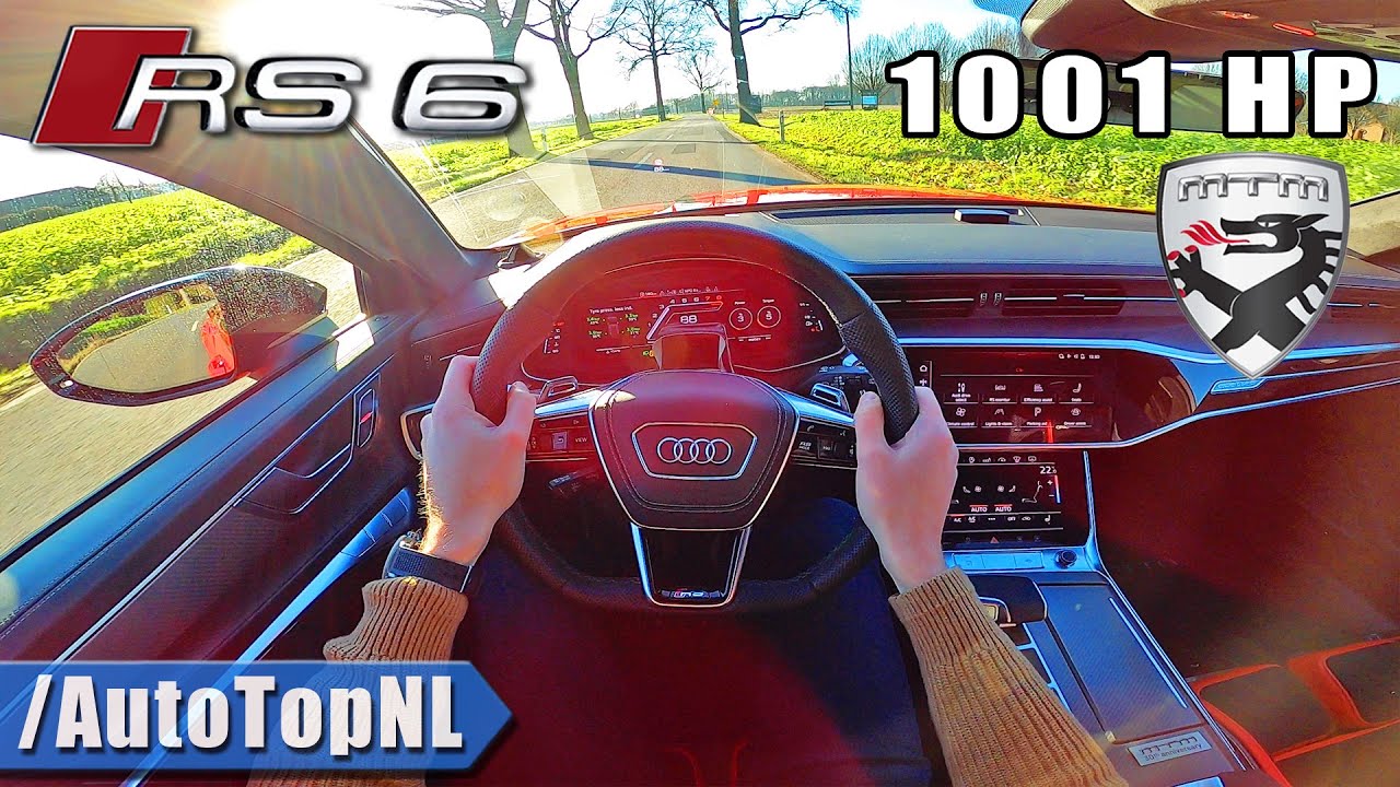 1001HP AUDI RS6 C8 MTM POV Test Drive by AutoTopNL