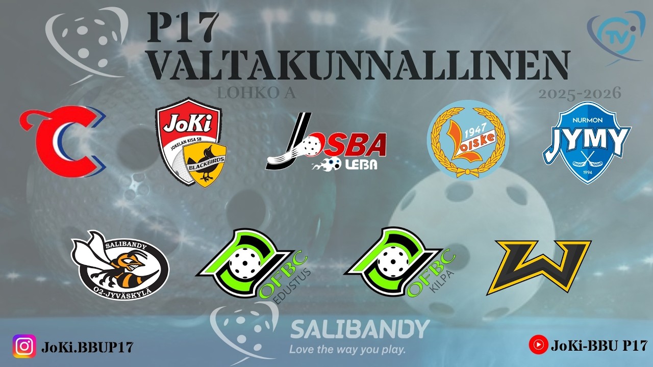 P17 Valtakunnallinen Alkusarjan JoKi/BBU maalit
