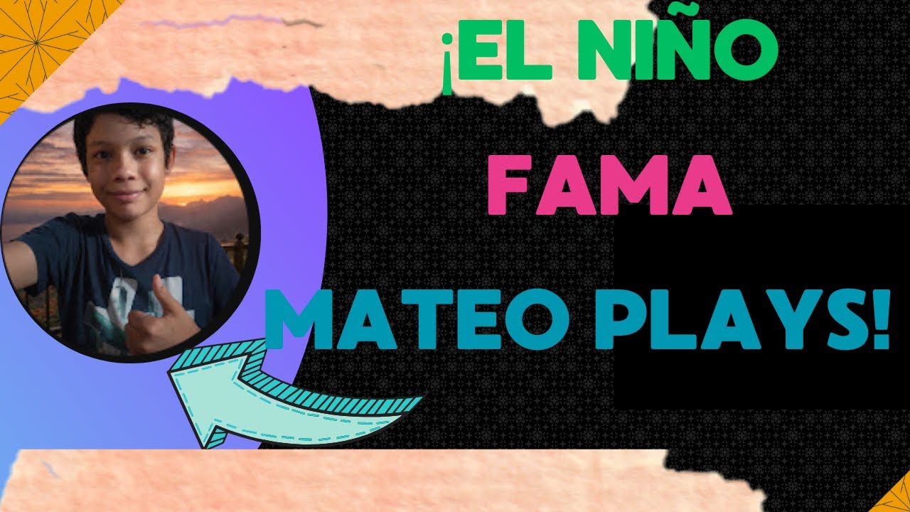 Mateo Plays/ El niño que conquistó YouTube en solo días