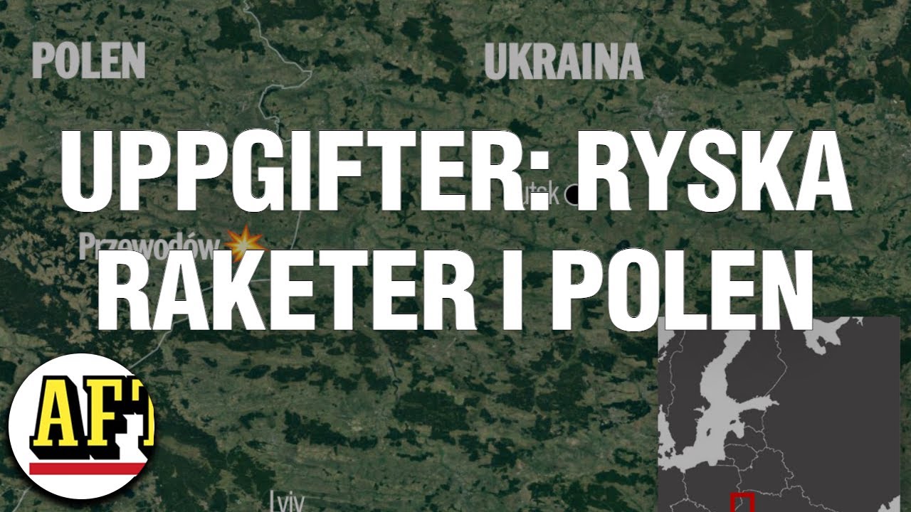 Uppgifter: Ryska raketer i Polen – 