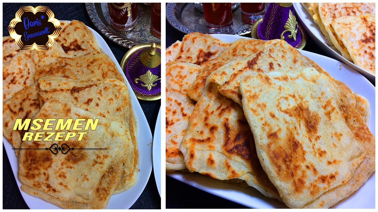 Ramadan Rezept :  Gef&uuml;llte Msemen  f&uuml;r den Iftartisch 😋
