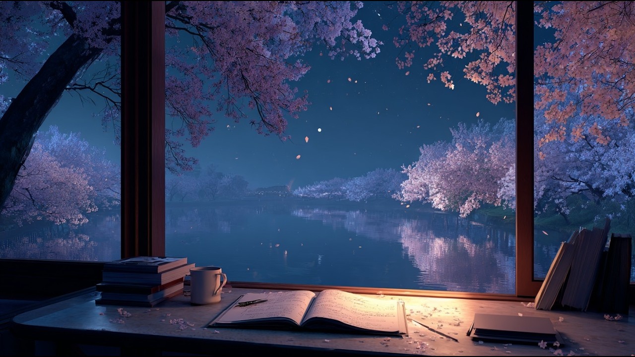 Late Night Piano Lofi 🌸 | Deep Focus, No Distractions