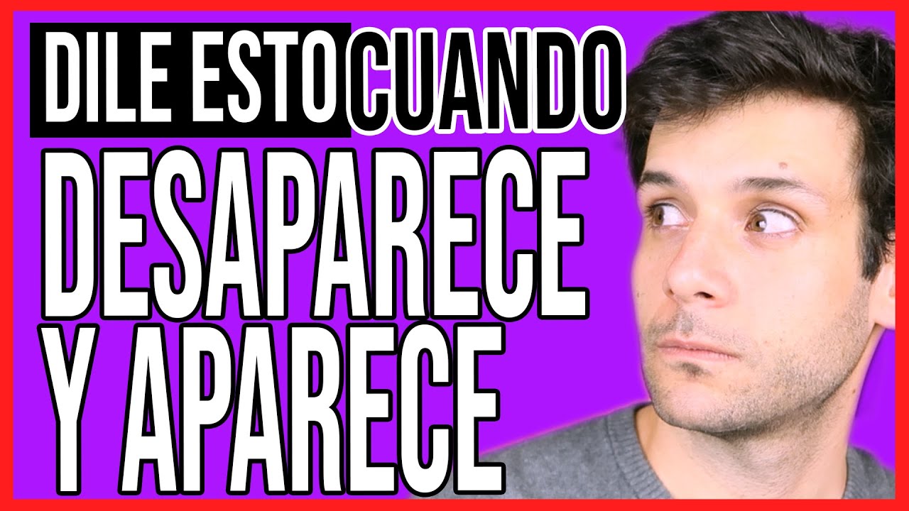 ⚠️ Dile Esto Cuando Se Desaparece Y Aparece ⚠️ [DALE UNA LECCIÓN] | JORGE ESPINOSA