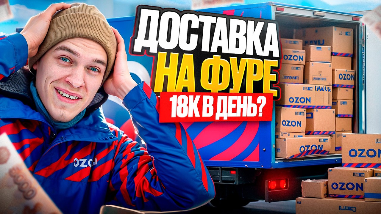МЕНЯ ПОСАДИЛИ НА ФУРУ ЧТО БЫ ДОСТАВИТЬ ВСЕ ЗАКАЗЫ? ТИМ ЛАЗАНЬЯ КУРЬЕР ОЗОН В МОСКВЕ!