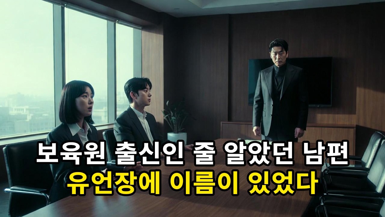 보육원 출신인 줄 알았던 남편, 재벌가 유언장에 이름이 있었다 | 시니어 사연