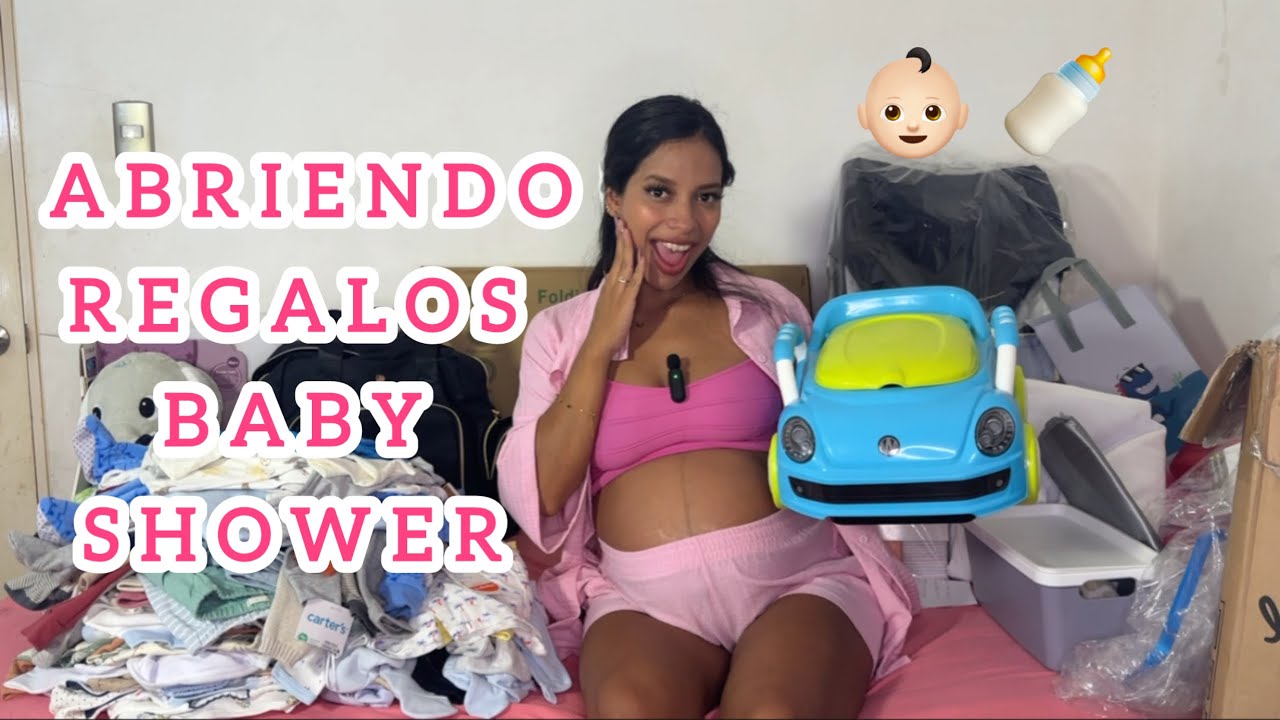 ABRIENDO REGALOS DEL BABY SHOWER 🩵👶🏻// Yamilka asmr