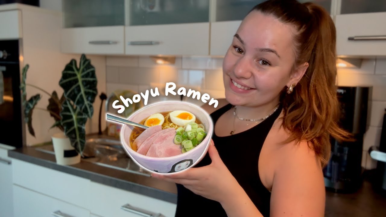 [ASMR] Cooking Japanese SHOYU Ramen With Me 🍜 | ASMR Marlife