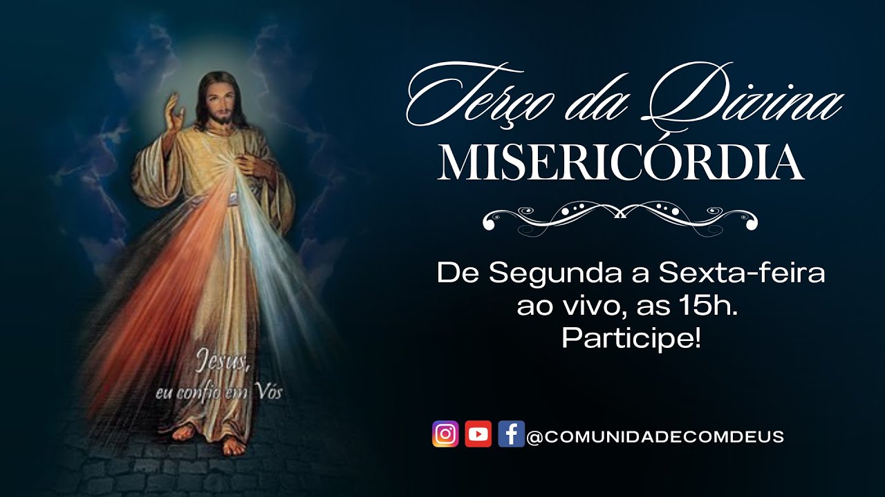 ❤️ Terço da Misericórdia ComDeus - Ao vivo Dia 05/03/2026