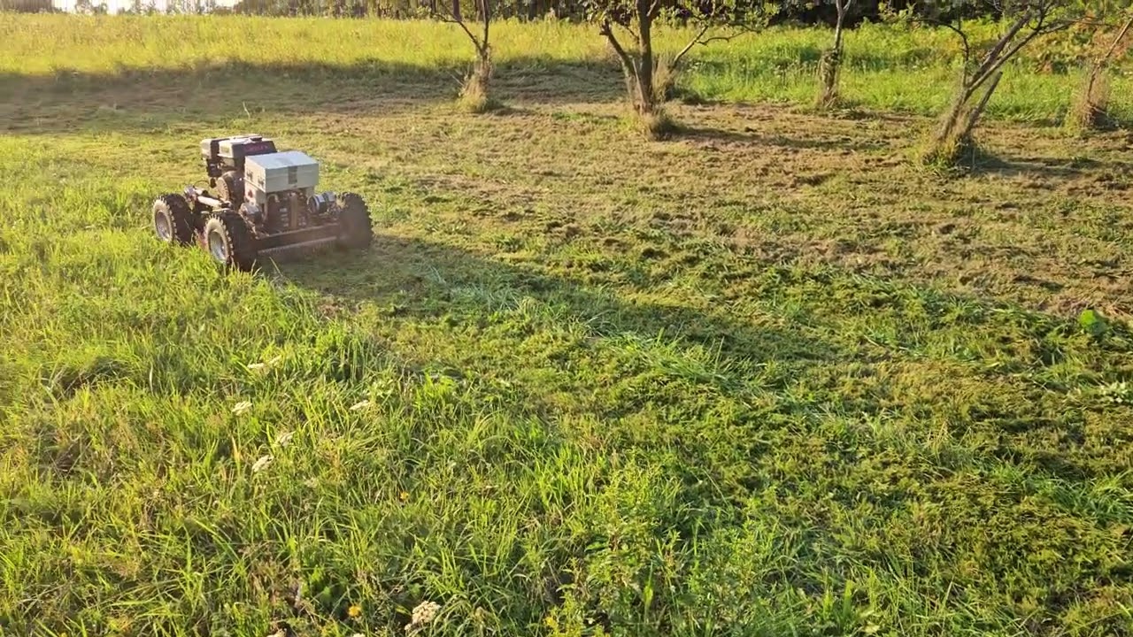 kosiarką zdalnie sterowana ' Strzyga' sam ,  mower Rc diy