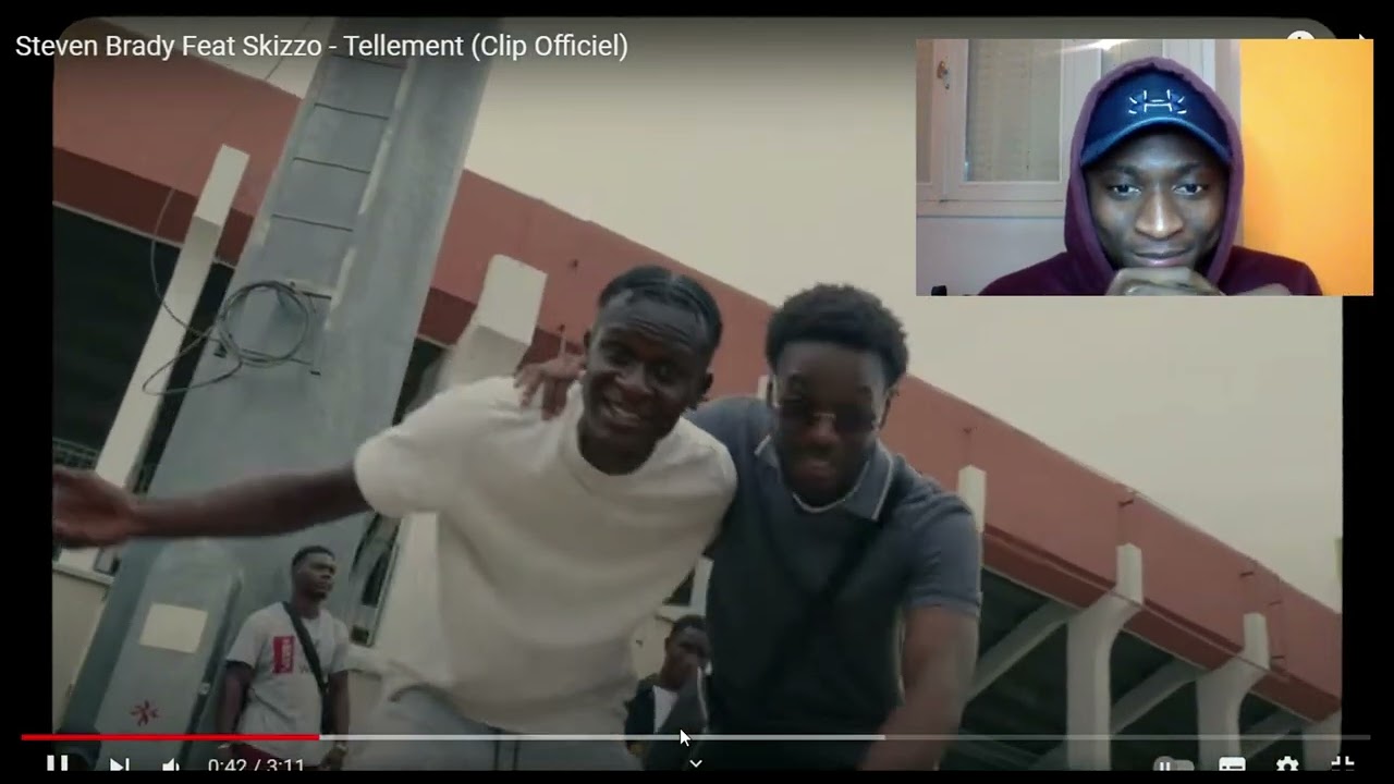 REACTION rap CG 242 | Skizzo FEAT Steven Brady - Tellement réagit par SKAYZO   [ rap congolais ]