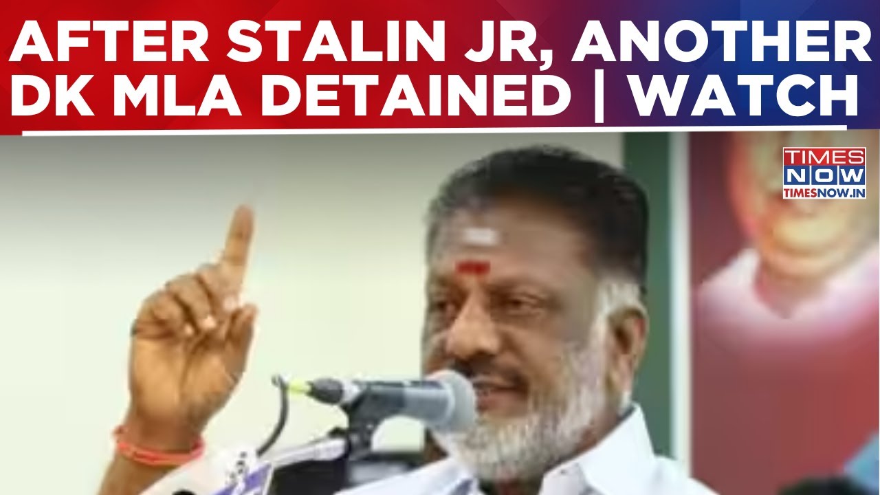 DMK MLA Pannerselvam Held While Protesting Against Udhayanidhi Stalin Arrest | Big Update