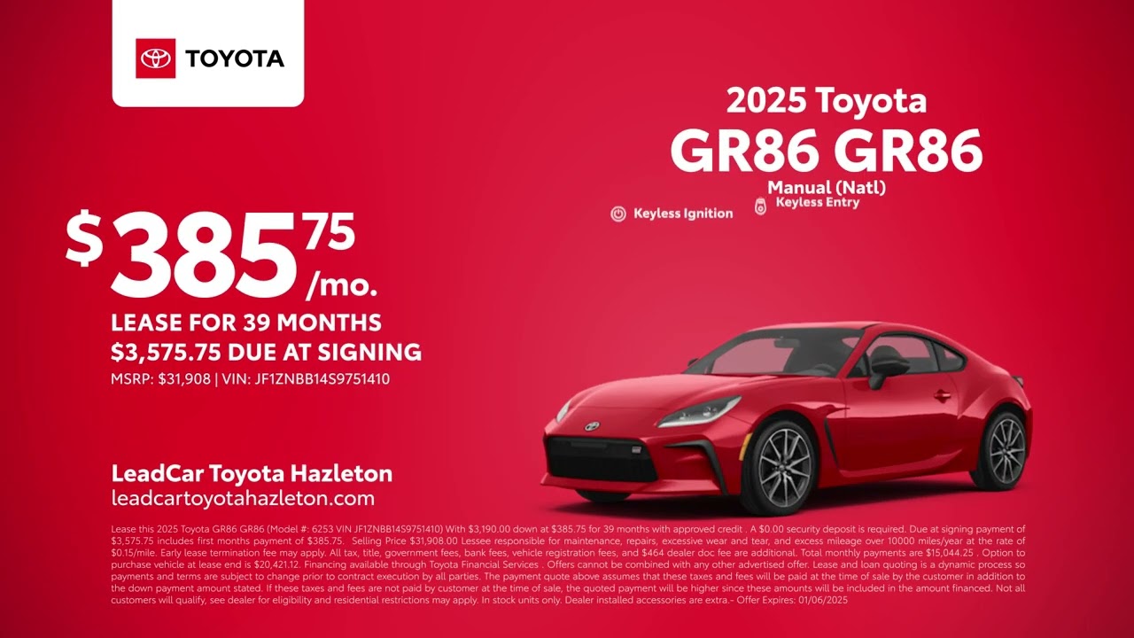 Toyota GR86 12/11/2024 4666963