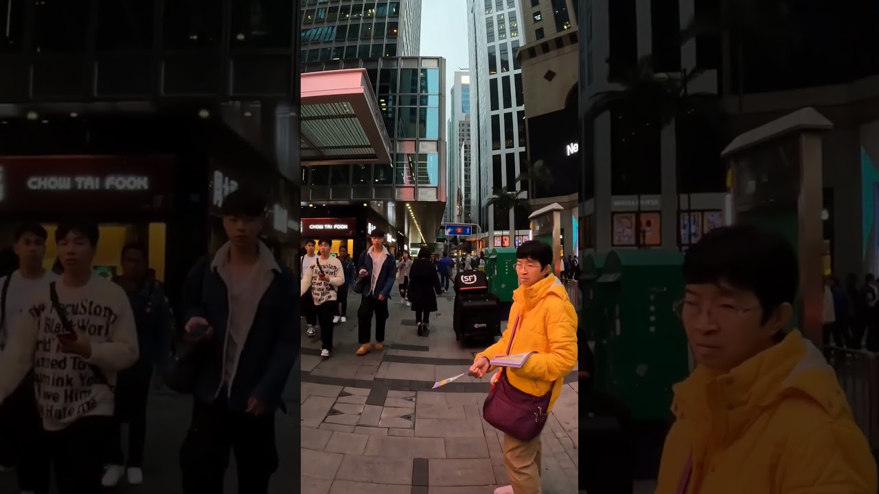 [4K] Walking Tour Queens Road Central Hong Kong | Queens Road Central Hong Kong Island Street Walk