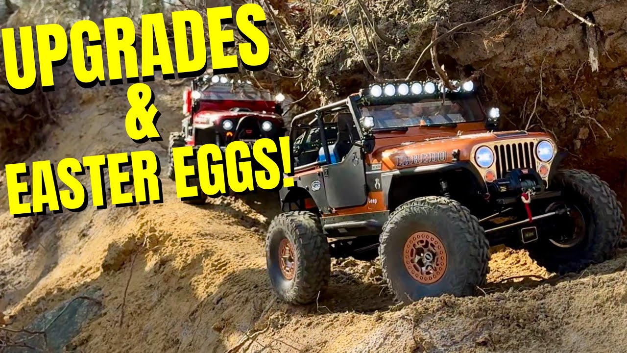 Улучшения и пасхальные яйца для Jeep CJ7 SCX10 iii!