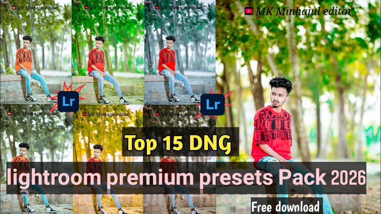 Top 15 DNG Lightroom Mobile Presets | Lightroom Presets Free Download | Lightroom Presets New 2026