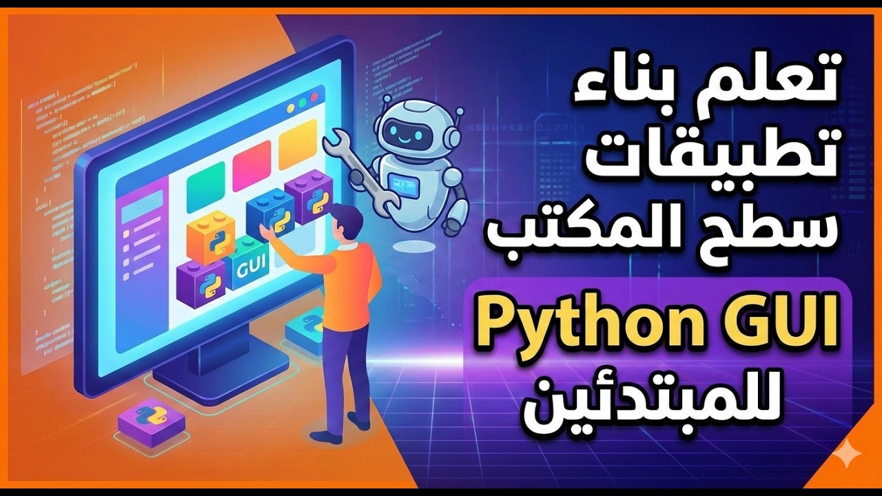 اتعلم CustomTkinter واصنع واجهات GUI احترافية ببايثون من الصفر