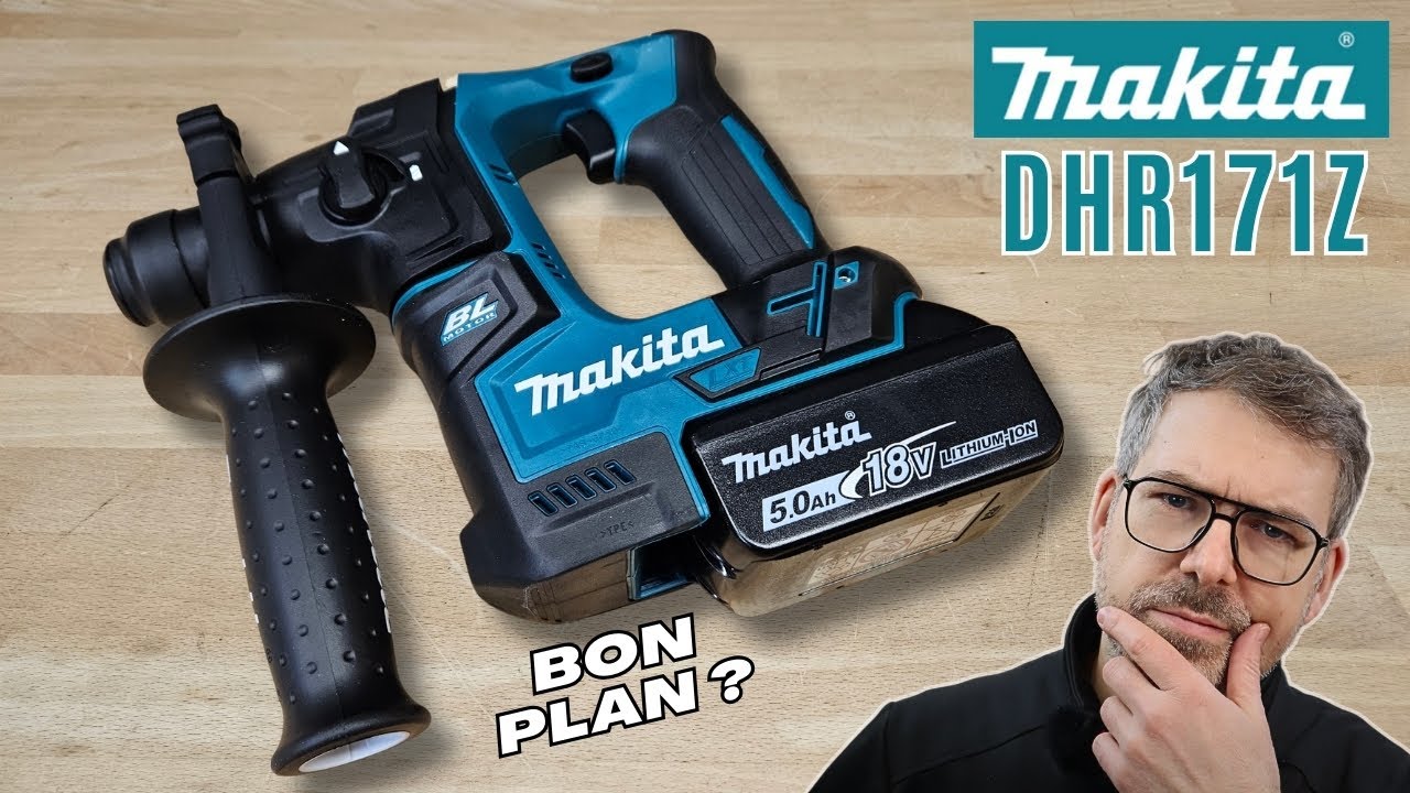 Perforateur Makita DHR171Z : TEST / AVIS