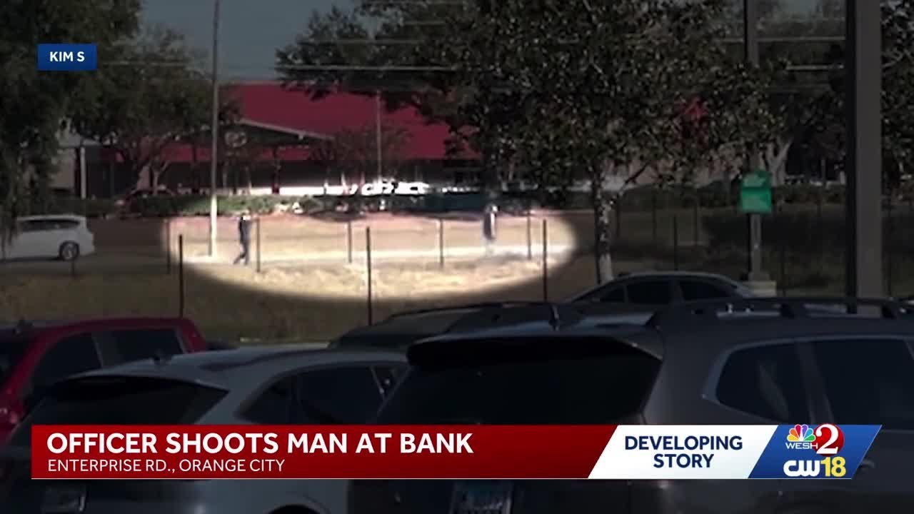Officer shoots man at bank in Orange City, police say