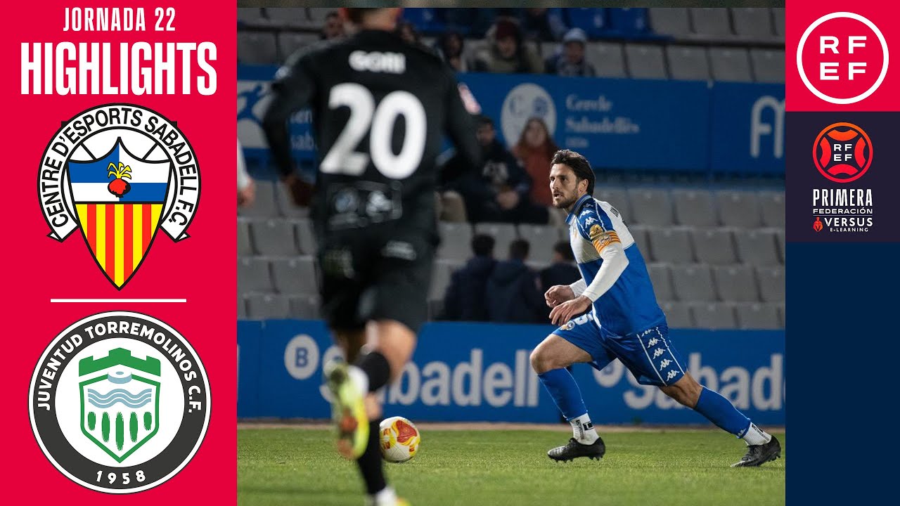 Resumen #PrimeraFederación | CE Sabadell 2-2 J. Torremolinos CF | Jornada 22 | Temporada 2025/2026