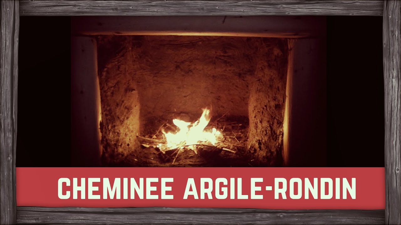Comment construire une cheminée argile-rondin!