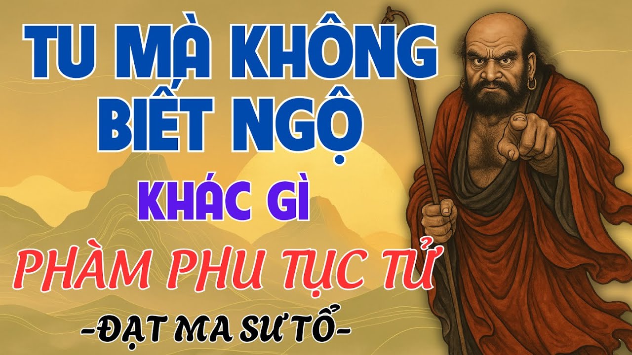 Đừng Tu Như Phàm Phu – Nghe Bồ Đề Đạt Ma Chỉ Dạy: Tu Không Ngộ, Càng Tu Càng Xa Đạo! Xem Ngay!