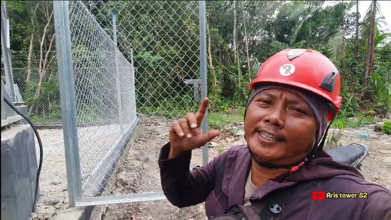 Vartikaliti Tower 70m  Dengan Beban 14 Ton ,GROUTING PODASI  Tower Menggunakan SIKA GROUT 215