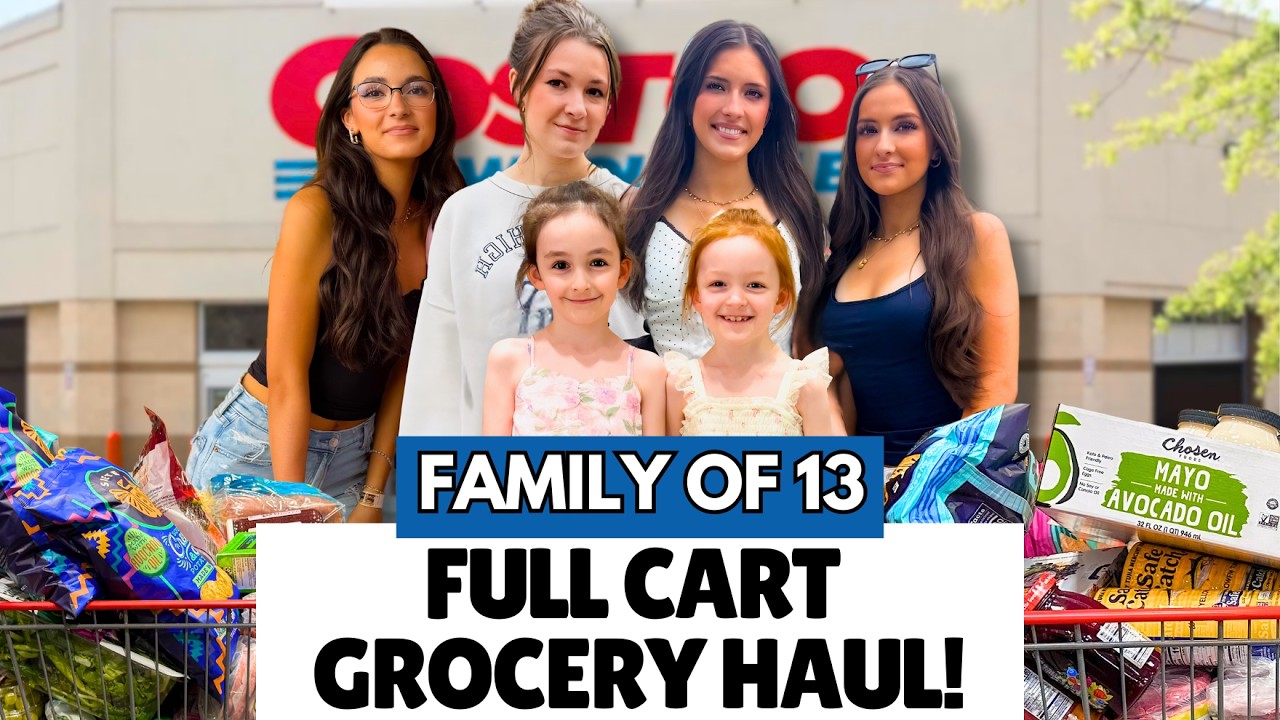 HUGE COSTCO HAUL | Feeding a Family of 13 This Week | Military Family