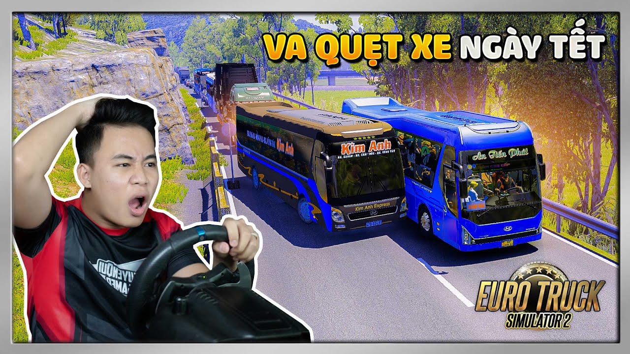 (ETS2)Chuyến Xe Giường Nằm Đưa Khách Về Quê Ăn Tết Gặp Tai Nạn Đụng Xe Trên Đường Về Quảng Ngãi