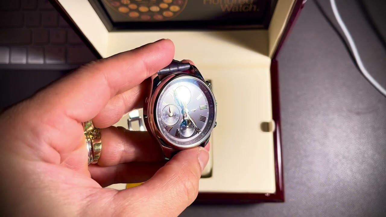unboxing of the longines master collection, black three-complication chronograph @longineswatches