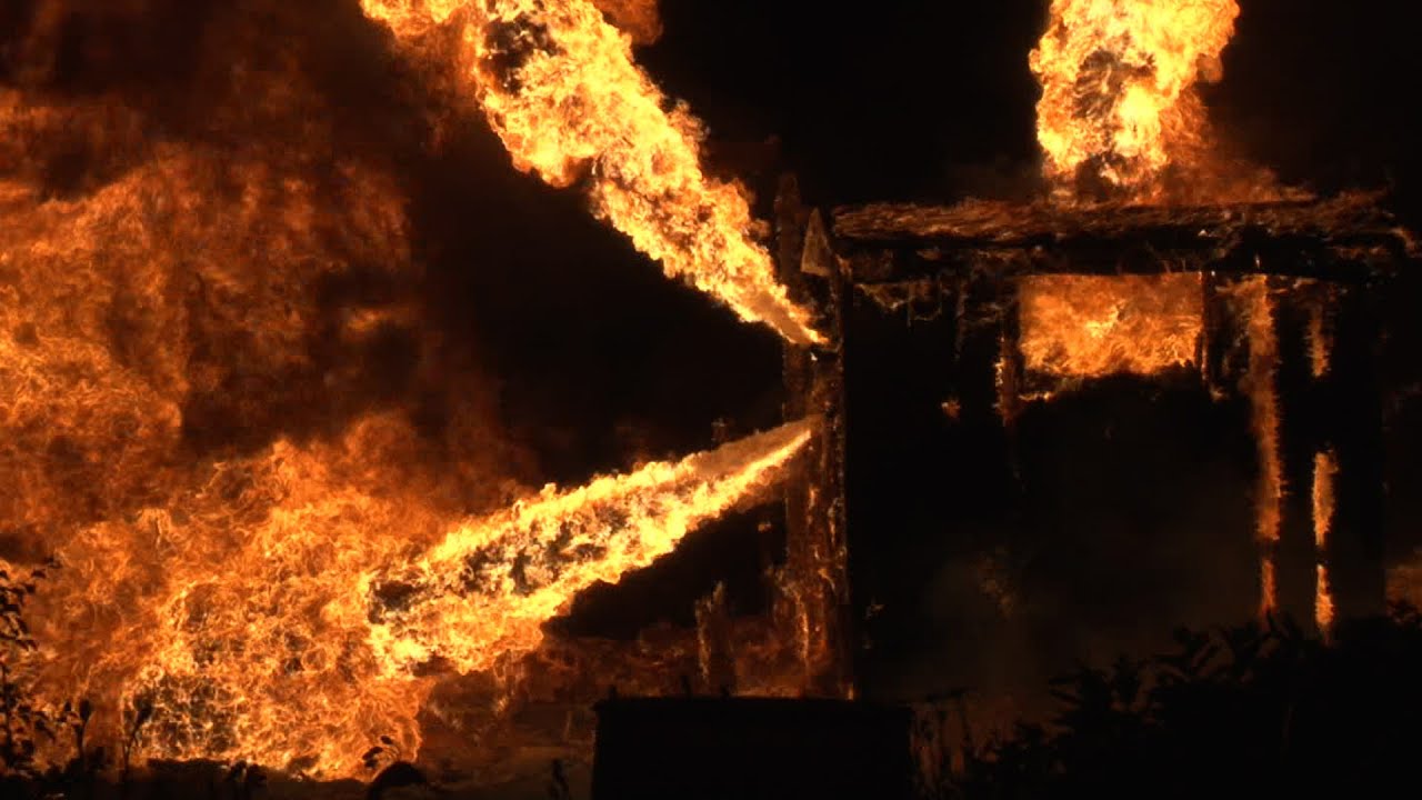 Fully involved house fire in North Smithfield, RI